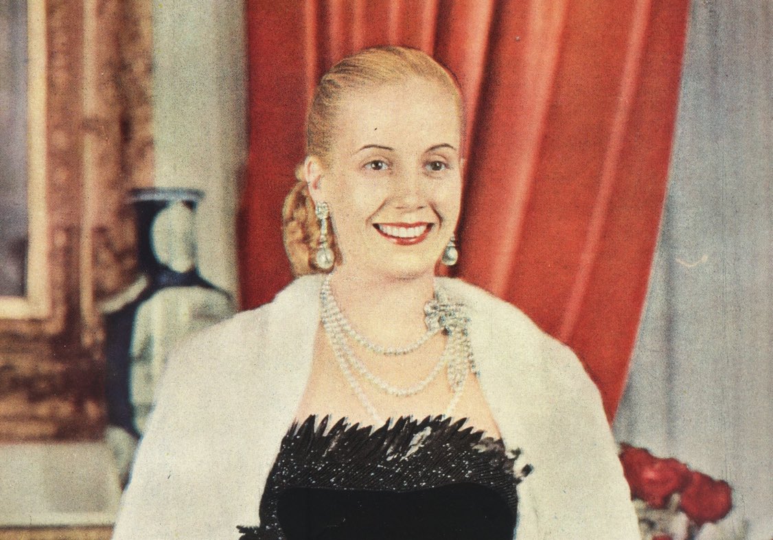 "Eva Perón":
Porque se cumplen 106 años desde su nacimiento