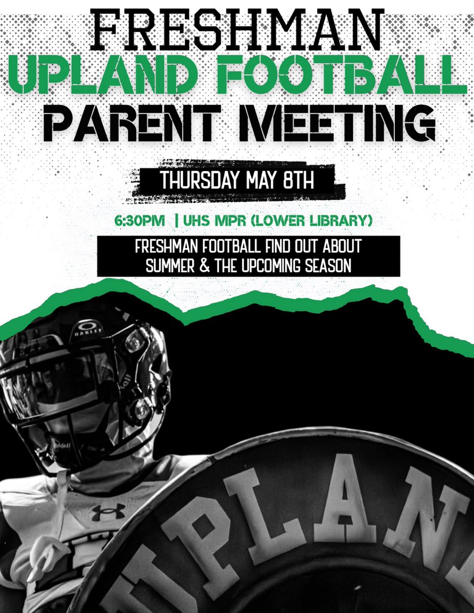 upland_fb's tweet image. ATTENTION: ALL 8TH GRADERS: Please come check out what’s on going on at The U. PTR & Go Scots. @pioneeruusd @uplandjunioractivities @fkstem @rc_warriors @altalomajh @serrano__omsd @ranchocucamongamiddle @oaks_omsd