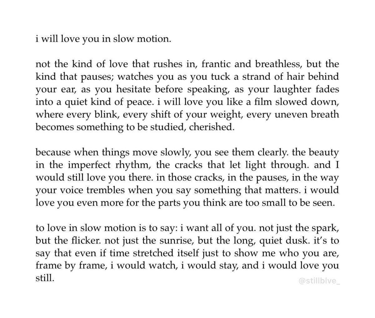 stillblve_'s tweet image. i will love you in slow motion