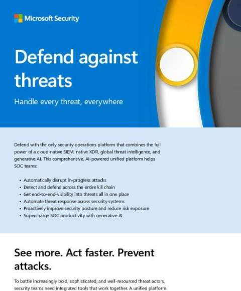 Glen Benjamin (@glenbenjamin) on Twitter photo One platform. Full coverage. 🙌 Defend smarter with built-in SIEM, XDR, threat intel, and generative AI. See how <a href="/msftsecurity/">Microsoft Security</a> brings it all together. 👇 stuf.in/bgb8j1 One platform. Full coverage. 🙌 Defend smarter with built-in SIEM, XDR, threat intel, and generative AI. See how <a href="/msftsecurity/">Microsoft Security</a> brings it all together. 👇 stuf.in/bgb8j1