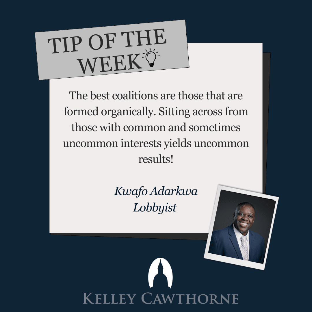kelleycawthorne's tweet photo. 💡 The best results come from natural connections. Insight from Lobbyist Kwafo Adarkwa. 💡
#TipOfTheWeek #KCTeam https://t.co/tZNVkXiN2b