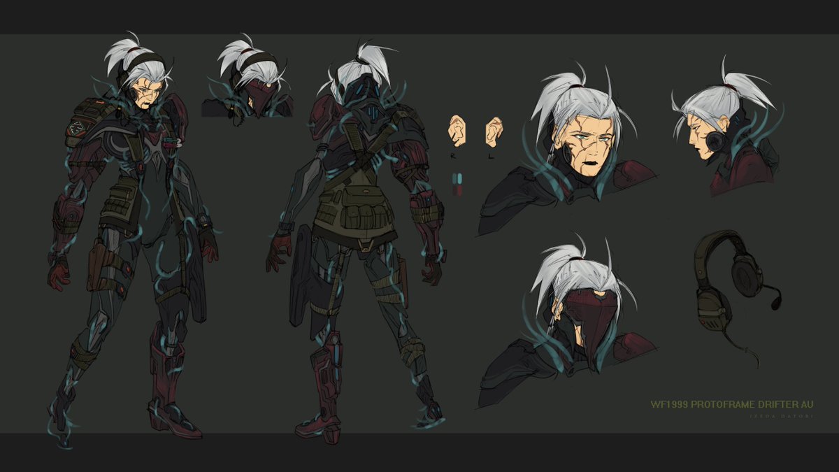 friends be playing around the idea of proto-drifters,,

joined in the fun ofc. personal proto xaku delulus satiated--wehsdhlgfkj;

#Warframe #Warframe1999 #TennoCreate #warframefanart