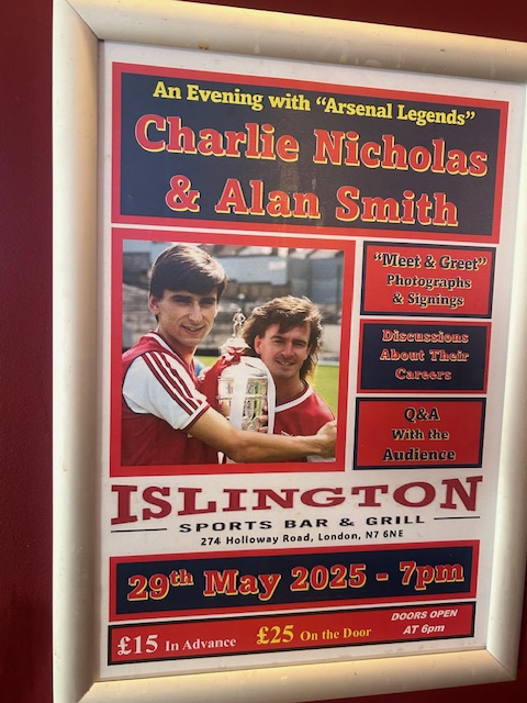 islingtonsport1's tweet photo. Tickets selling out faster than fast Jack McFast!!!!! โฝ๏ธโฝ๏ธ#Arsenal #Gooners #CharlieNicholas #AlanSmith #EIE #RedArmy https://t.co/blcPqDSMrO