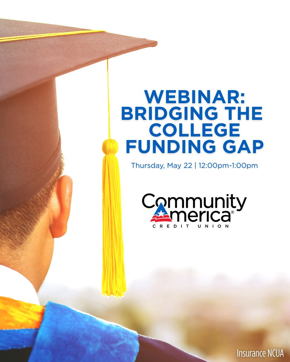 🎓Join our College &amp; Career planner, Karly, for a FREE webinar on navigating the college funding process! 🔗 Sign up here: brnw.ch/21wStnt
 
#College #FAFSA #CollegePlanning #CreditUnionDifference #StudentLoans