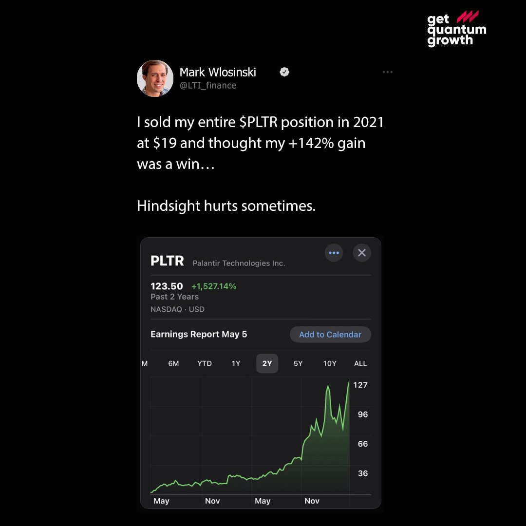 techtrackdata's tweet image. Timing the market is tough—selling too soon can cost you massive gains, as seen with Palantir&apos;s meteoric rise from $19 to $123.50, proving the value of long-term investing and holding.

#StockMarket #Investing #WealthBuilding #Palantir #LongTermInvesting #FinancialFreedom
