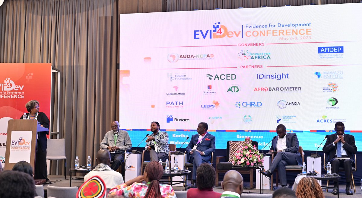 Afidep's tweet image. AFIDEP and @ppd_aro through Advance Domestic Health Financing project today led a panel discussion at the ongoing #Evi4DevConference in Nairobi, focusing on strategies to optimise domestic health financing for improved healthcare delivery in Africa.

During the session, AFIDEP’s…