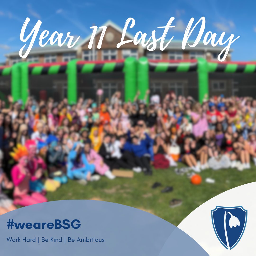 🌟 Thank you to our amazing Year 11 cohort for a wonderful final day in school before exams commence! Wishing them all the best for the coming weeks.
#weareBSG #workhard #bekind #beambitious