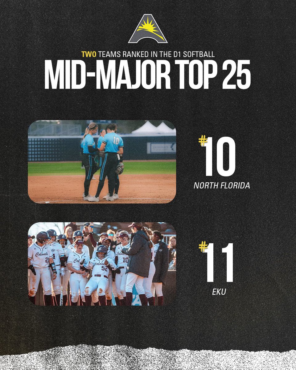 Ospreys. Colonels. RANKED‼️😤

<a href="/OspreySB/">UNF Softball</a> x <a href="/EKU_Softball/">EKU Softball</a> x <a href="/D1Softball/">D1Softball</a>