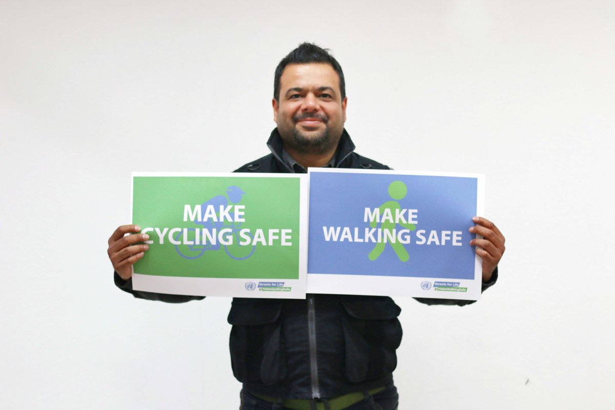 Walking and cycling must be safe for everyone. Join this WHO webinar "Safety Matters: Making Walking and Cycling Safe in India" during UN Global Road Safety Week focused on the Indian context.

Register 👉 docs.google.com/forms/d/e/1FAI…

#MakeWalkingSafe #MakeCyclingSafe