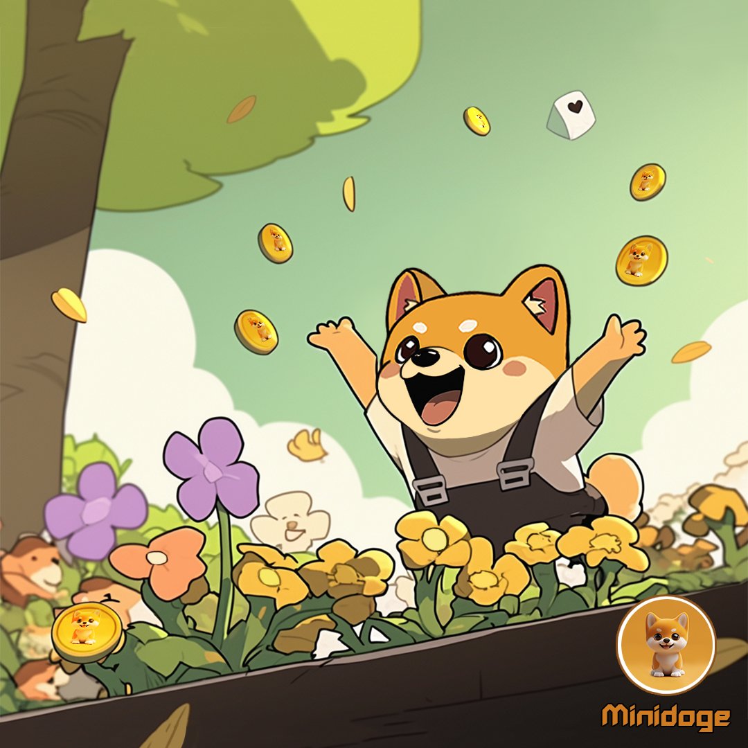 MinidogeBNB's tweet photo. 🌼 $Minidoge on #BNBChain is thriving like spring gains.
Coins in the air, vibes on max - this is what meme season feels like. 🐾💛
Built with joy, growing with the fam.

#Minidoge #meme #BSC #Binance $BNB #100xGems #B2 #BROWNIE $DONKEY #gorilla https://t.co/k0PVoqvLlj