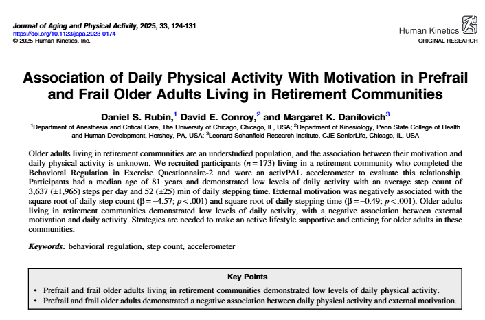 Human Kinetics (@human_kinetics) on Twitter photo Check out the latest research from <a href="/JAPAjournal/">Journal of Aging and Physical Activity</a>! Association of Daily Physical Activity With Motivation in Prefrail and Frail Older Adults Living in Retirement Communities doi.org/10.1123/japa.2… Check out the latest research from <a href="/JAPAjournal/">Journal of Aging and Physical Activity</a>! Association of Daily Physical Activity With Motivation in Prefrail and Frail Older Adults Living in Retirement Communities doi.org/10.1123/japa.2…