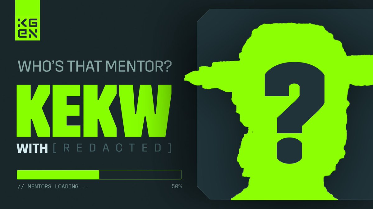 👀 Who’s that mentor?

KEKW is bringing in mentors who get the culture.
They don’t just post, they shape the story.

Any guesses who’s behind the silhouette?