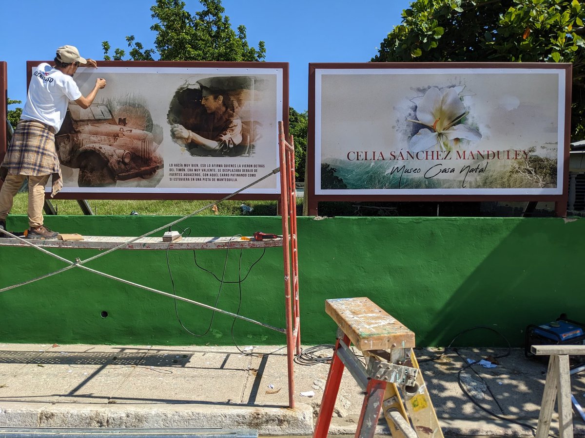 BeltranReynier's tweet photo. #Manzanillo presente en la celebración del 105 aniversario del Natalicio de Celia Sánchez En Media Luna. #JuntosPodemos #GranmaConmigoCuenta https://t.co/qnBQxgFBDW