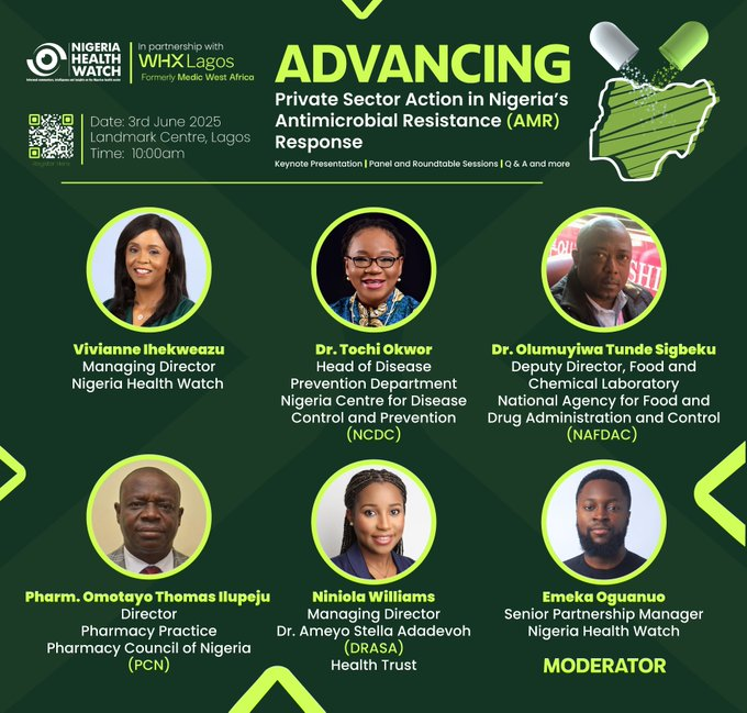 Antimicrobial resistance (#AMR) is silently threatening our health system, increasing treatment costs, prolonging illness, and putting lives at risk. Despite its scale, Nigeria’s response remains fragmented, especially when it comes to private sector engagement.

How can we