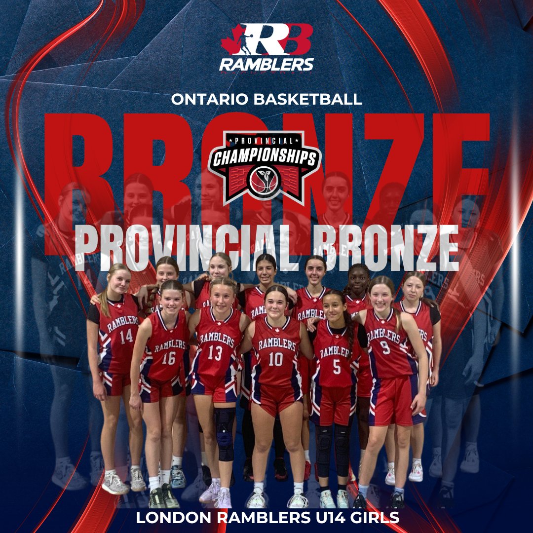 Congratulations to our U14 girls for bringing home the bronze medal. Way to go!!!! Thank you coaches for all of your hard work this season 🏀