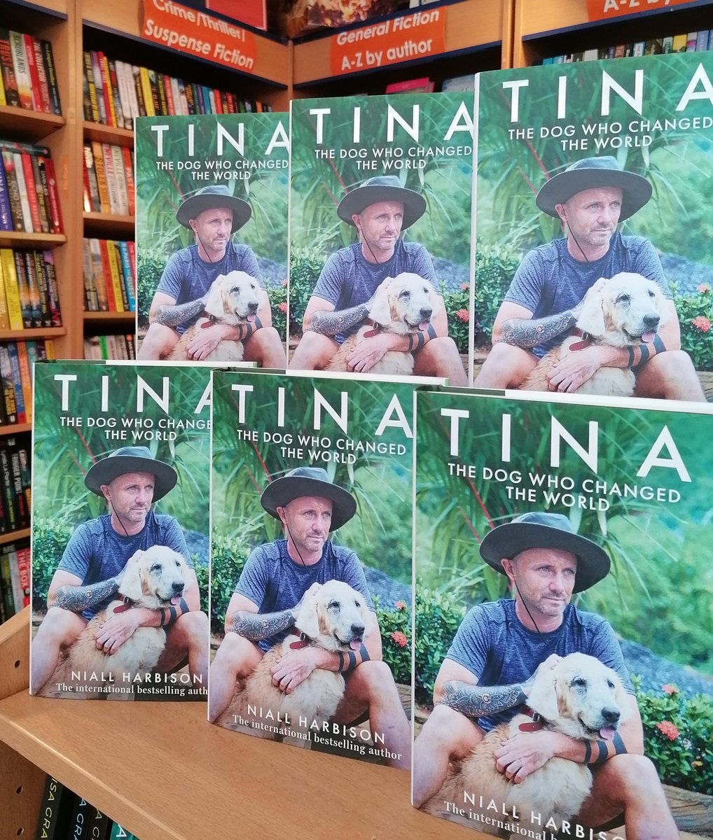 Print Point (@printpoint97) on Twitter photo Tina: The Dog Who Changed The World by Niall Harbison is the story of a golden retriever rescued in Thailand that went on to inspire Niall to build a hospital in her name. If you don't already follow him, the work he and his team do is amazing🥰 #doingitfortina <a href="/NiallHarbison/">Niall Harbison</a> Tina: The Dog Who Changed The World by Niall Harbison is the story of a golden retriever rescued in Thailand that went on to inspire Niall to build a hospital in her name. If you don't already follow him, the work he and his team do is amazing🥰 #doingitfortina <a href="/NiallHarbison/">Niall Harbison</a>