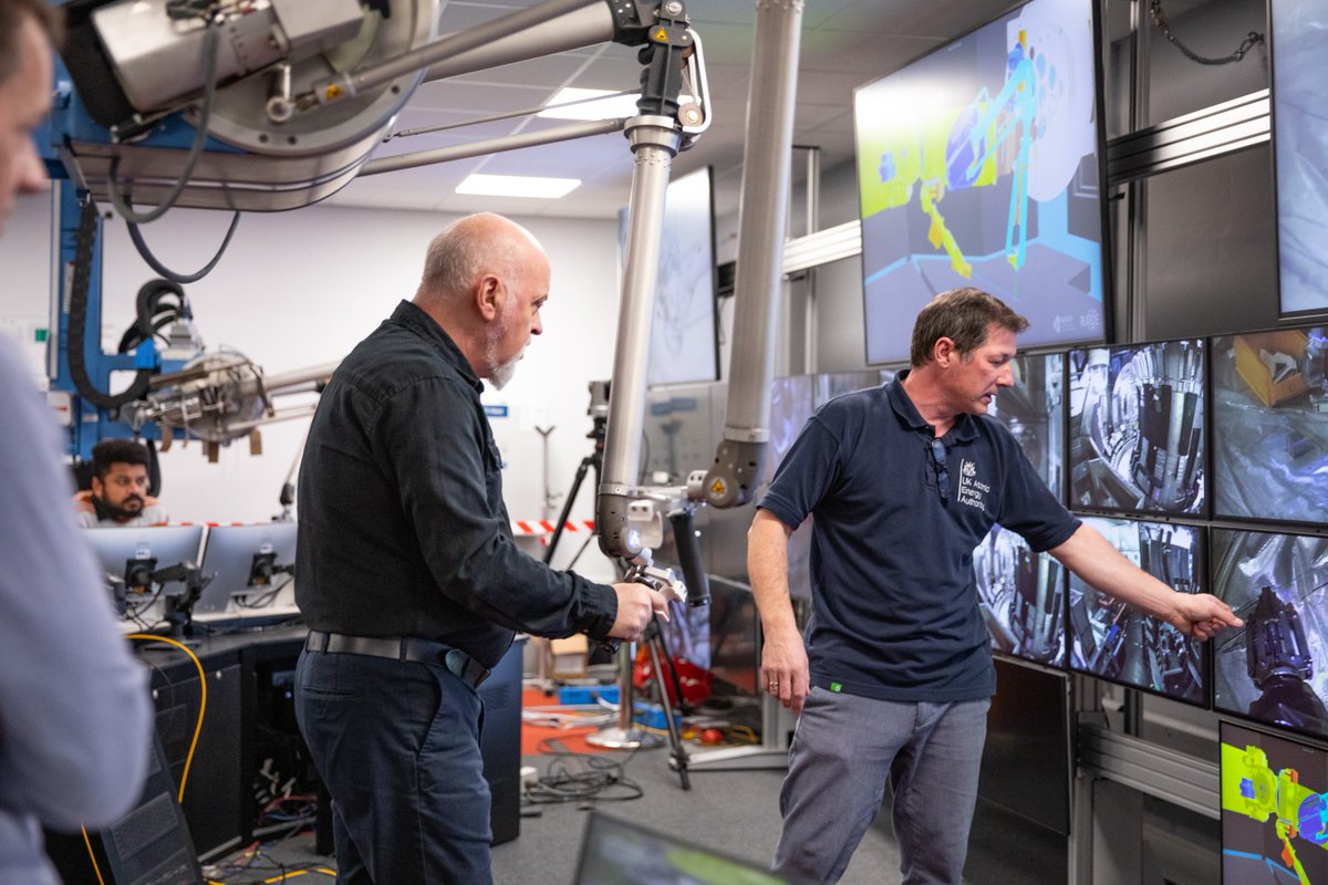UK Atomic Energy Authority (@ukaeaofficial) on Twitter photo The UK Atomic Energy Authority (<a href="/UKAEAofficial/">UK Atomic Energy Authority</a>) welcomed British musician, comedian and television star, Bill Bailey (<a href="/BillBailey/">Bill Bailey</a>), to its <a href="/CulhamCampus/">Culham Campus</a> to explore the vital research being undertaken to advance fusion as a sustainable source of energy for future generations.
The The UK Atomic Energy Authority (<a href="/UKAEAofficial/">UK Atomic Energy Authority</a>) welcomed British musician, comedian and television star, Bill Bailey (<a href="/BillBailey/">Bill Bailey</a>), to its <a href="/CulhamCampus/">Culham Campus</a> to explore the vital research being undertaken to advance fusion as a sustainable source of energy for future generations.
The