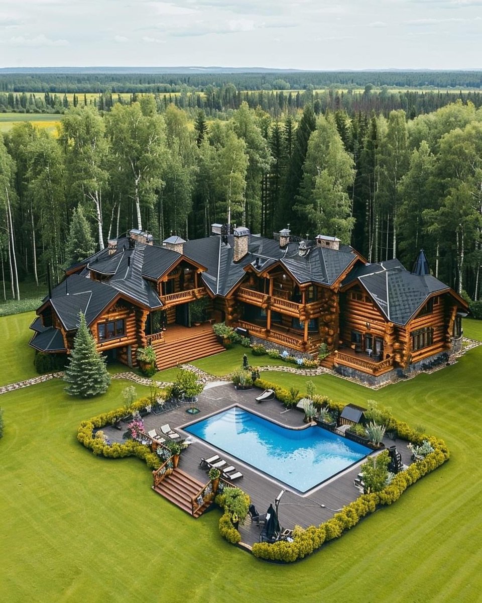 Perfect wooden house.