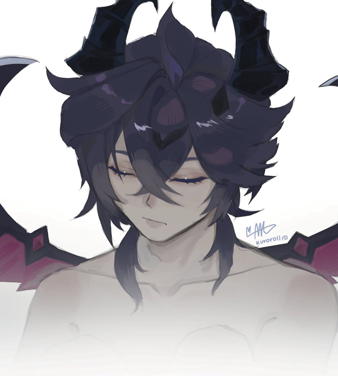 kuror0ll's tweet image. y’all we got mini durin human form fanart already??? 
(i drew it😍) 
#GenshiImpact #原神5ꓸ6