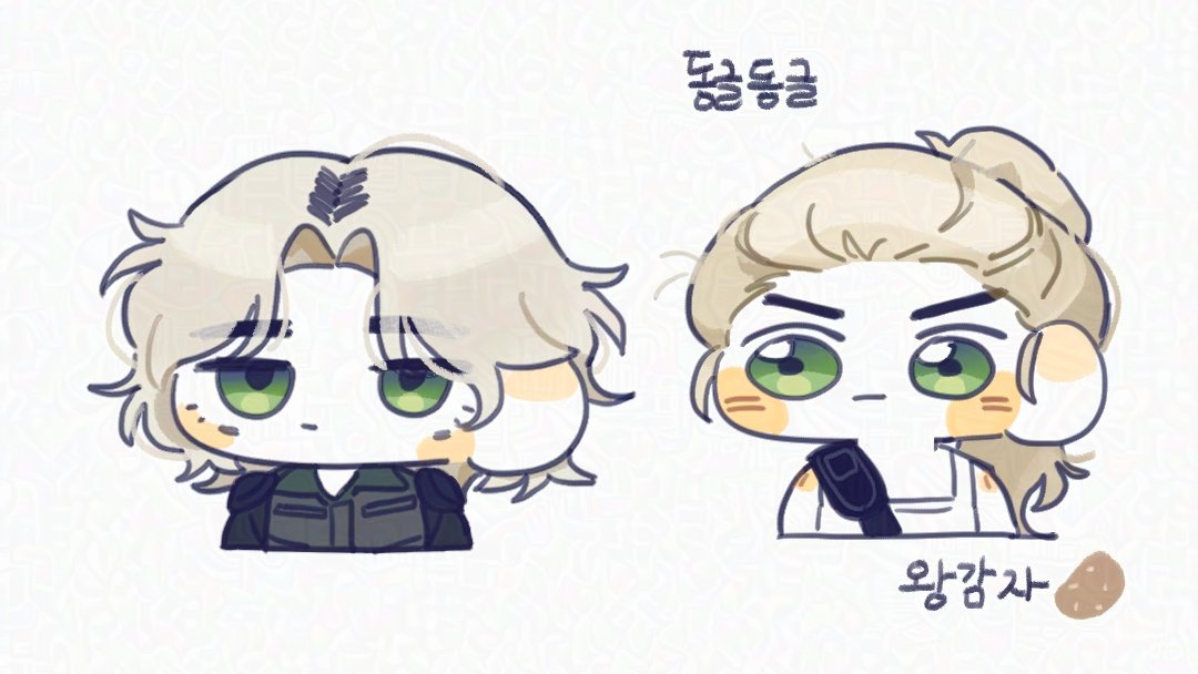 오랜만에 손풀기로 옐깅이 그려봄😎