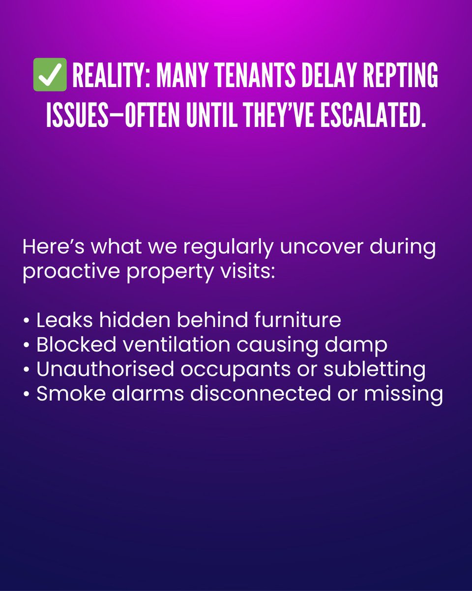 NoLettingGo's tweet image. 💡 Relying on silence can cost you in repairs, compliance breaches, and deposit disputes.
Regular visits with clear documentation = early action and long-term savings.

Let No Letting Go handle it.

#LandlordMyths #ProactivePropertyCare #NoLettingGo #RentalTruths