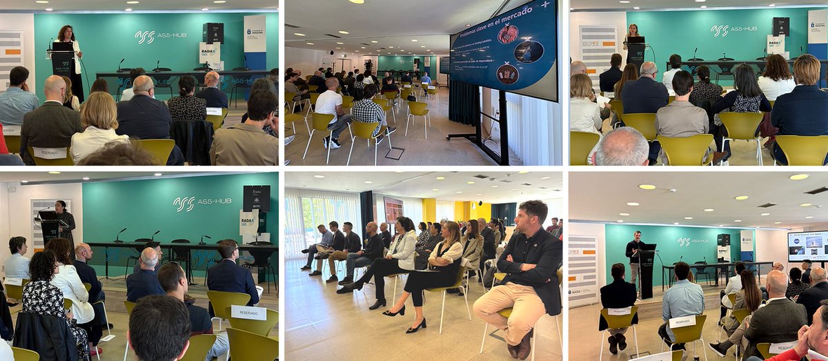 ceeiasturias's tweet photo. 📢 Esta mañana presentamos los 5 proyectos del #RADARLab, junto a la @uniovi_info y @SCTAsturias.
AlmaBiotech, AlphaTech, Biosot-Agro, CuboLab y Daif, han sido los proyectos presentados como potenciales #spinoff 🚀💼😉 https://t.co/L5jUpO2EDP