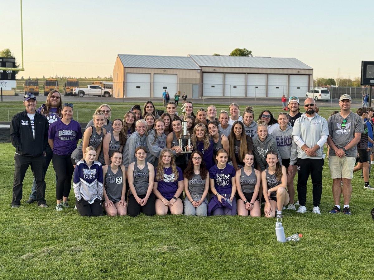 GHS Track and Field came home with a 🏆 for the girls and a 🥈 for the boys last night.  Great night and great competition.  This is 9 in a row for the girls track squad!