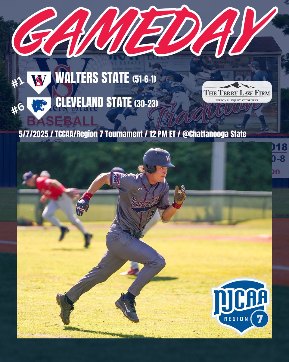Walters State Athletics (@waltersstsports) on Twitter photo No. 1 <a href="/WSCCbaseball/">WaltersStBaseball</a> has a chance to clinch a spot in the TCCAA/Region 7 Championship today against Cleveland State! First pitch is scheduled for 12 pm ET.
WATCH ($): gametimesportsnetwork.com/tccaa-bsb-sb-t…
LIVE STATS: wsccathletics.com/sports/bsb/202… No. 1 <a href="/WSCCbaseball/">WaltersStBaseball</a> has a chance to clinch a spot in the TCCAA/Region 7 Championship today against Cleveland State! First pitch is scheduled for 12 pm ET.
WATCH ($): gametimesportsnetwork.com/tccaa-bsb-sb-t…
LIVE STATS: wsccathletics.com/sports/bsb/202…