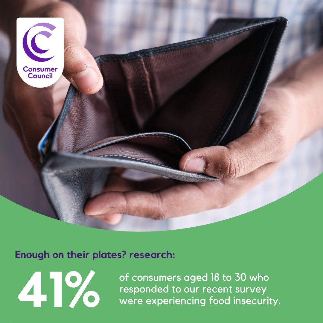 Our new research into young adults and food shows that over two in five consumers aged 18 to 30 were experiencing food insecurity.
Further info - bit.ly/youngadultsfood
Read the ‘Enough on their plates?’ full report - bit.ly/enoughontheirp…