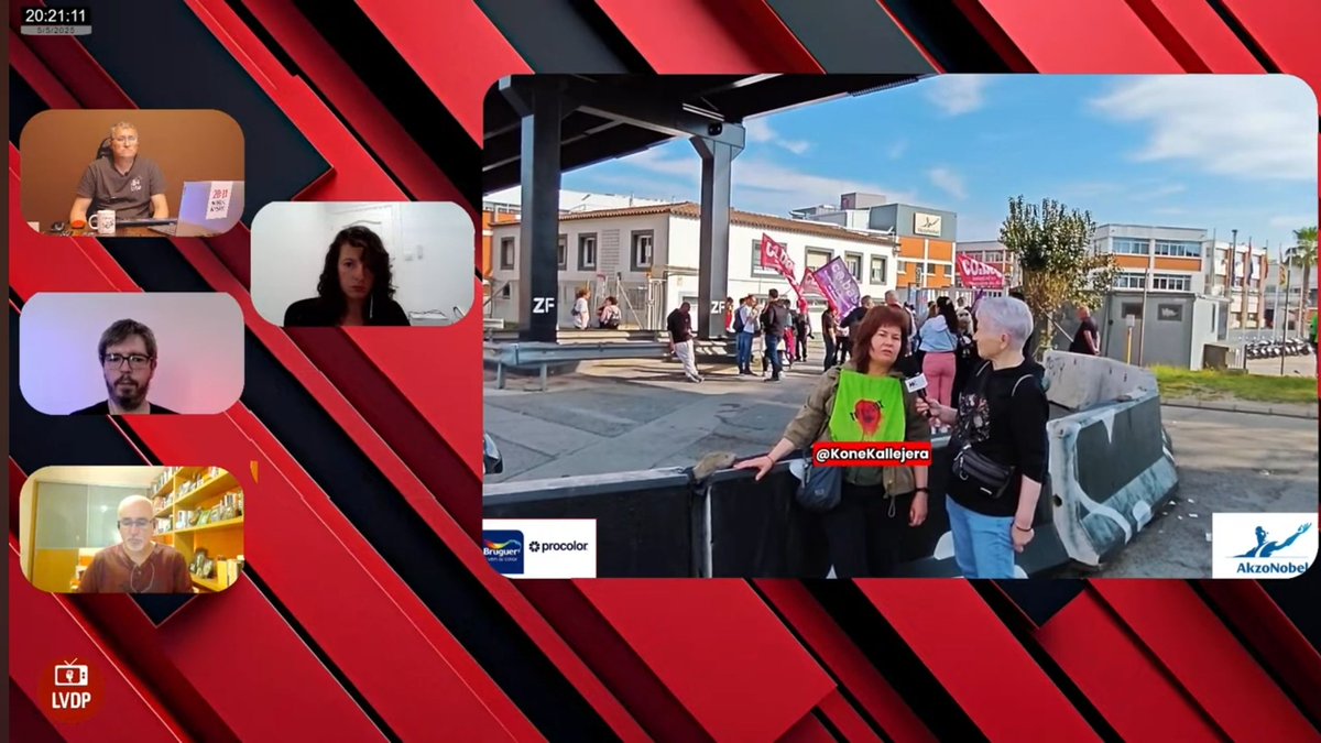 #YoDenuncio especial trabajadoras de Azkonobel <a href="/TrabajTitanAkzo/">Trabajador@s Titan Akzo Nobel</a> ( El Prat) en <a href="/RTVP_POBLE/">RTV POPLE - ASSOCIACIÓ LA VEU DEL POBLE 🇵🇸🔻</a>
👇
youtube.com/live/-adCFeV72…