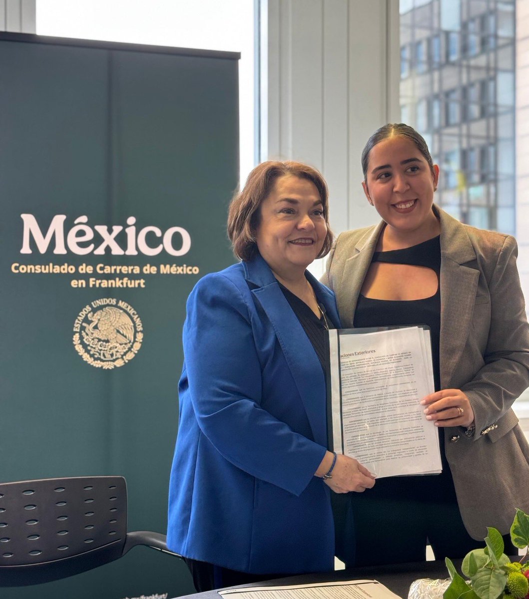 🇲🇽🤝🏻🇩🇪Seguimos fortaleciendo la #VentanilladeAsesoríaFinanciera Fráncfort.
📊Ahora con el apoyo de María Alejandra Guerra, la #VAF continuará ofreciendo atención presencial, virtual e híbrida, sobre educación financiera, ahorro e inversión, a la comunidad mexicana en Alemania.