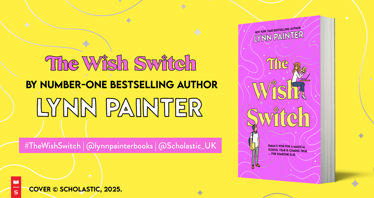 Scholastic UK (@scholasticuk) on Twitter photo Get ready for a laugh-out-loud story of friendship, family, and wishing - with a delightful dash of magic - by bestselling author <a href="/LAPainter/">Lynn Painter (Taylor's version)</a>.
THE WISH SWITCH is out today! #TheWishSwitch Get ready for a laugh-out-loud story of friendship, family, and wishing - with a delightful dash of magic - by bestselling author <a href="/LAPainter/">Lynn Painter (Taylor's version)</a>.
THE WISH SWITCH is out today! #TheWishSwitch