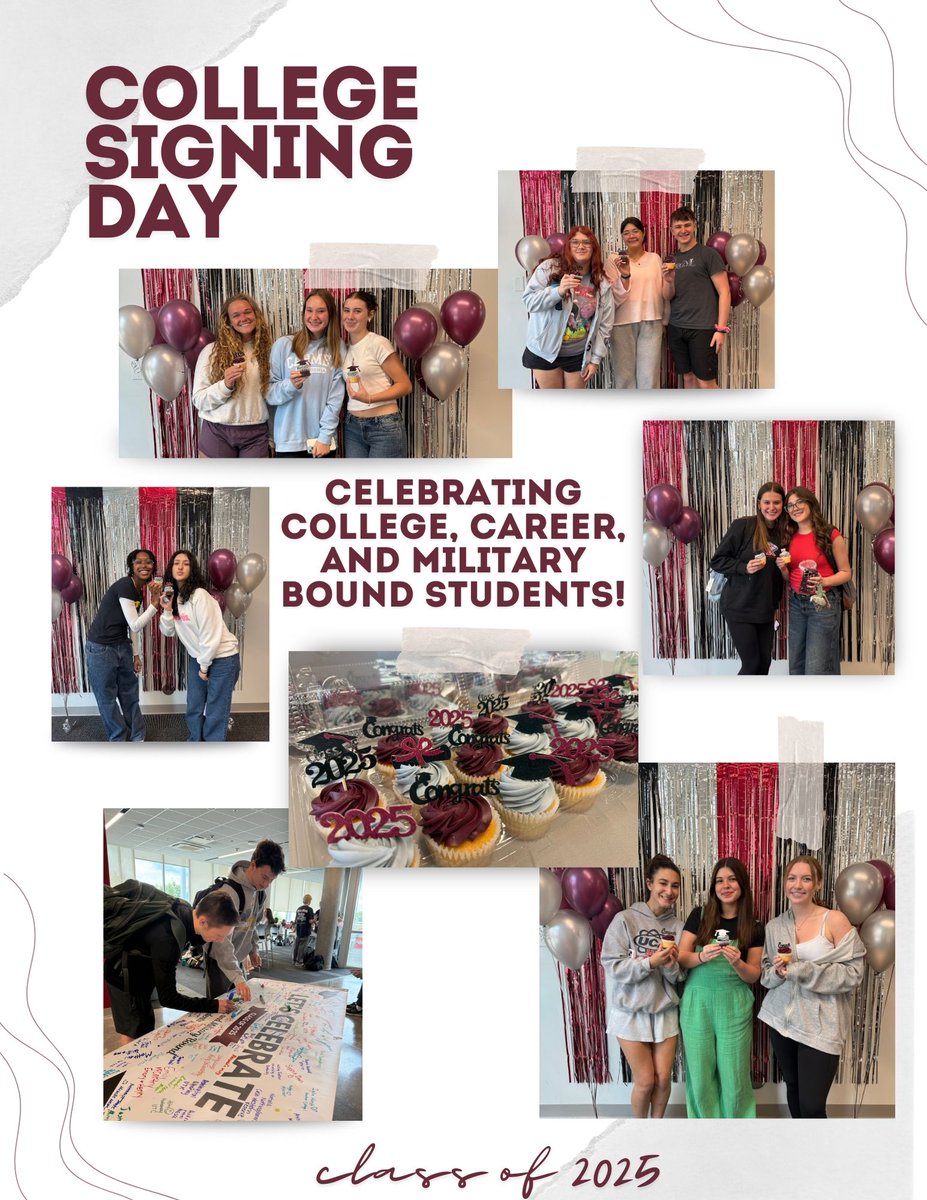 It was so much fun this week celebrating where our seniors are going.