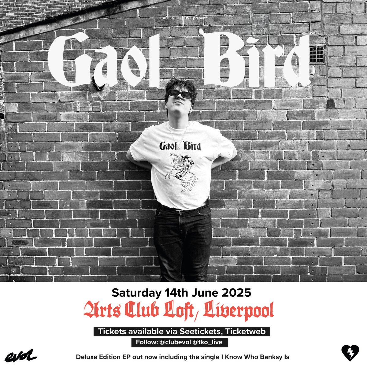 EVOL (@clubevol) on Twitter photo "a cracking debut... mayhem from start to finish" <a href="/louderthanwar/">Louder Than War</a>
"a fiery phoenix project with massive potential" <a href="/overblownmag/">Overblown</a>
Ex-Cabbage frontman Lee Broadbent back in the game and on top form, GAOL BIRD appears 14/6 <a href="/artsclublpool/">Arts Club Liverpool</a>!
Tickets just £8: seetickets.com/event/gaol-bir⦠"a cracking debut... mayhem from start to finish" <a href="/louderthanwar/">Louder Than War</a>
"a fiery phoenix project with massive potential" <a href="/overblownmag/">Overblown</a>
Ex-Cabbage frontman Lee Broadbent back in the game and on top form, GAOL BIRD appears 14/6 <a href="/artsclublpool/">Arts Club Liverpool</a>!
Tickets just Ā£8: seetickets.com/event/gaol-birā¦