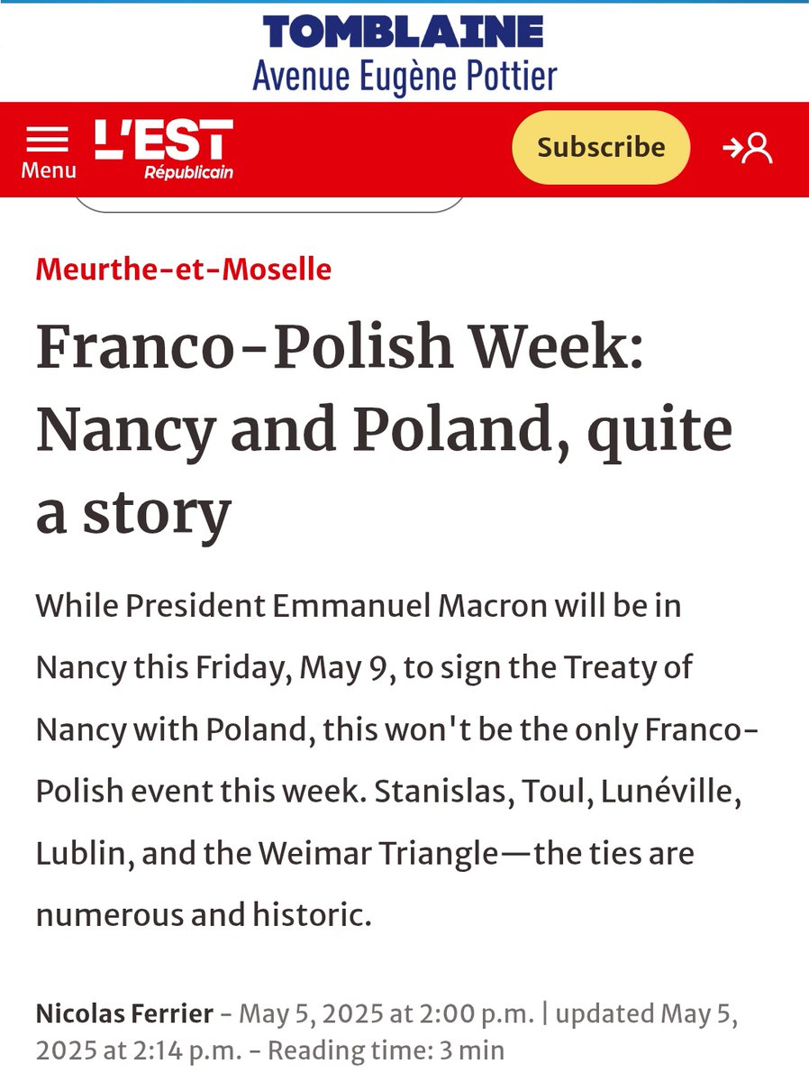 EuropejkaPl's tweet image. #WeimarTriangle
estrepublicain.fr/societe/2025/0…