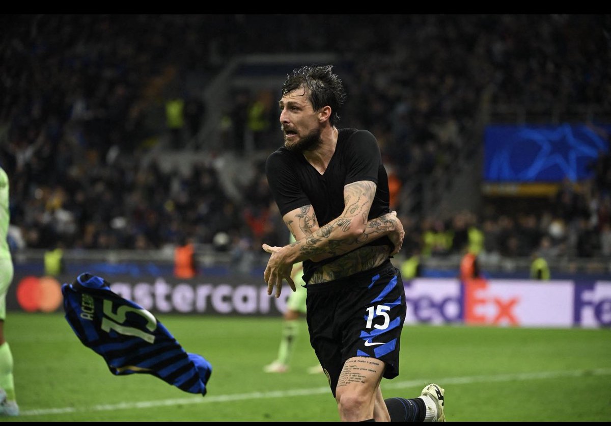 Al-Ola A Abdallah MD (USMIRC) (@abdallah81md) on Twitter photo What an amazing Story: At 37, Francesco Acerbi scored a clutch goal for Inter vs. Barcelona. From beating testicular cancer to starring in a UCL semi-final, he’s the definition of resilience and class. A true warrior in Nerazzurri colors. #Acerbi #InterMilan <a href="/ChampionsLeague/">UEFA Champions League</a> What an amazing Story: At 37, Francesco Acerbi scored a clutch goal for Inter vs. Barcelona. From beating testicular cancer to starring in a UCL semi-final, he’s the definition of resilience and class. A true warrior in Nerazzurri colors. #Acerbi #InterMilan <a href="/ChampionsLeague/">UEFA Champions League</a>