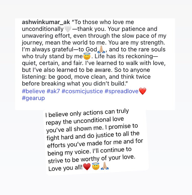 oneashwinstan's tweet photo. Will always be there for you. 

♥️ @i_amak #HBDAshwinKumar https://t.co/fErXsZrnBi