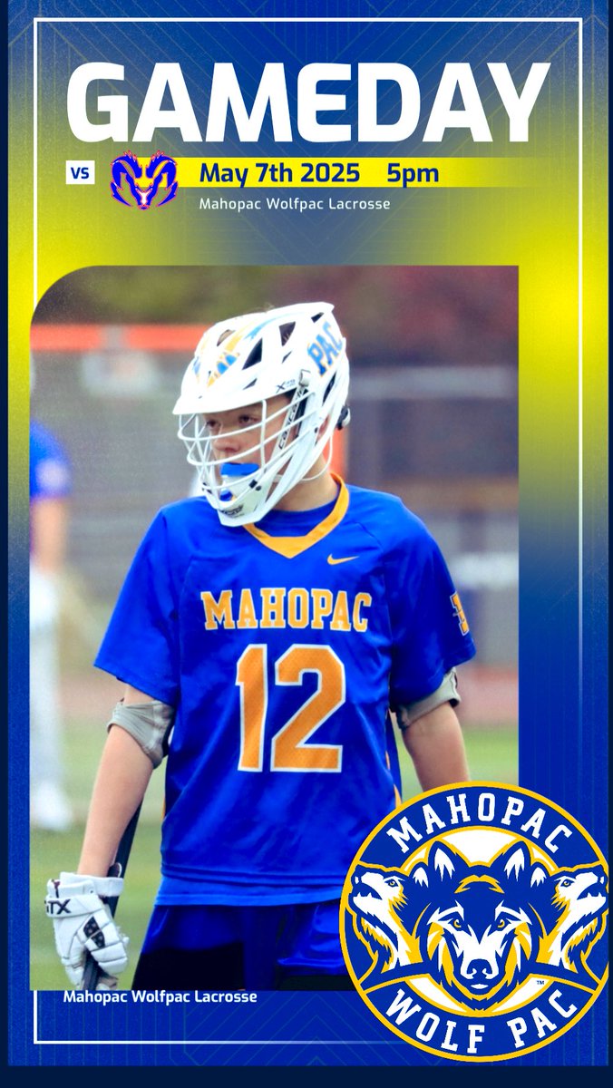 Coach Bota (@mahopaclax1) on Twitter photo **GameDay**
🗓 5-7-25
📍Carmel HS
🆚<a href="/CarmelRams/">Carmel Rams</a>
⏰ 5pm Faceoff
<a href="/Haddeland11/">Coach Haddy</a> <a href="/Mahopac_AD/">Mahopac Athletics</a> <a href="/Paclaxbc/">Mahopac Lacrosse</a> <a href="/DirectRays/">Ray Gallagher 🇺🇸</a> <a href="/LoHudLacrosse/">lohud lacrosse</a> <a href="/MahopacManiacs/">MANIACS</a> **GameDay**
🗓 5-7-25
📍Carmel HS
🆚<a href="/CarmelRams/">Carmel Rams</a>
⏰ 5pm Faceoff
<a href="/Haddeland11/">Coach Haddy</a> <a href="/Mahopac_AD/">Mahopac Athletics</a> <a href="/Paclaxbc/">Mahopac Lacrosse</a> <a href="/DirectRays/">Ray Gallagher 🇺🇸</a> <a href="/LoHudLacrosse/">lohud lacrosse</a> <a href="/MahopacManiacs/">MANIACS</a>