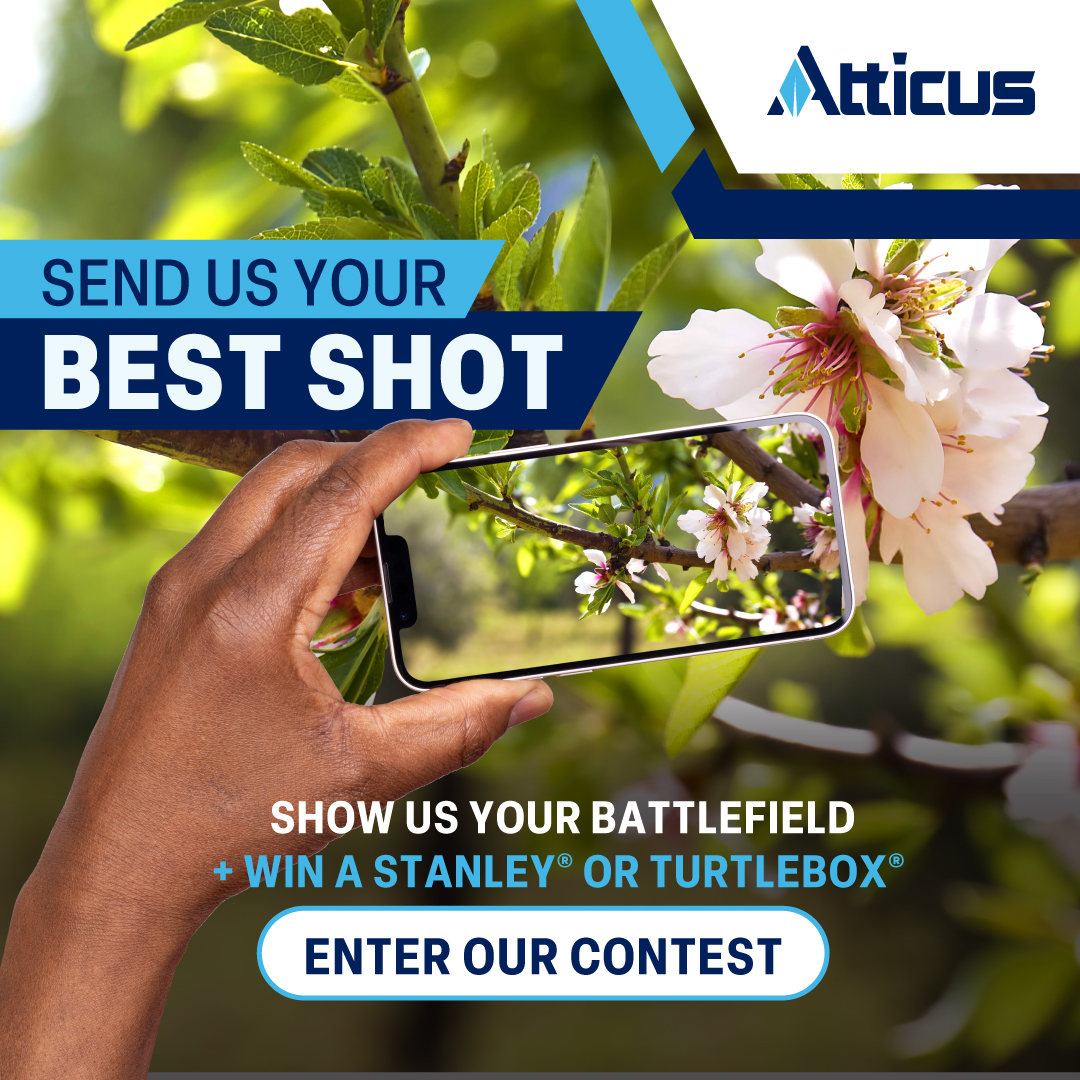 National Nut Grower (@natlnutgrower) on Twitter photo (Sponsored)
Before every great harvest is a journey filled with grit, dedication, and beauty. Send us your best agricultural shot to enter the <a href="/AtticusLLC/">Atticus LLC - Agriculture</a> #ShowUsYourBattlefield Photo/Video Contest.
atticusllc.com/battlefield202… (Sponsored)
Before every great harvest is a journey filled with grit, dedication, and beauty. Send us your best agricultural shot to enter the <a href="/AtticusLLC/">Atticus LLC - Agriculture</a> #ShowUsYourBattlefield Photo/Video Contest.
atticusllc.com/battlefield202…