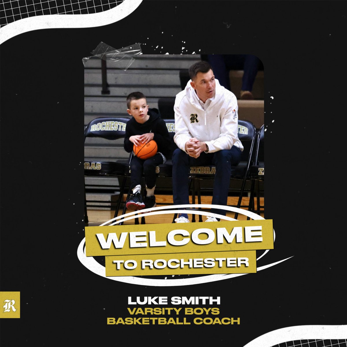 Pending approval at our next school board meeting, Rochester is proud to announce Luke Smith as our next Varsity Boys Basketball Coach!