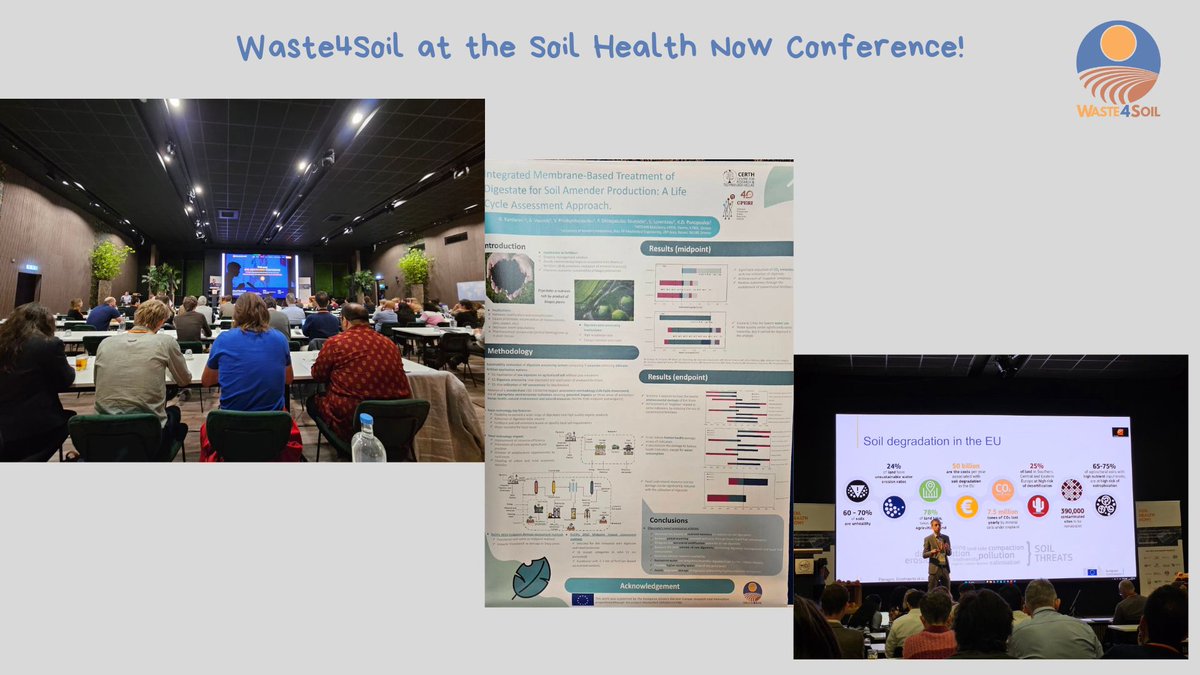 Waste4Soil (@waste4soil) on Twitter photo 🌱 <a href="/Waste4Soil/">Waste4Soil</a> at the Soil Health Now Conference! 🌍
From 8–10 April, the <a href="/Waste4Soil/">Waste4Soil</a> project was proudly represented at the Soil Health Now Conference in Wageningen, Netherlands 🇳🇱 — a key event for advancing #sustainable soil management in Europe.
#VeraProskinitopoulou from 🌱 <a href="/Waste4Soil/">Waste4Soil</a> at the Soil Health Now Conference! 🌍
From 8–10 April, the <a href="/Waste4Soil/">Waste4Soil</a> project was proudly represented at the Soil Health Now Conference in Wageningen, Netherlands 🇳🇱 — a key event for advancing #sustainable soil management in Europe.
#VeraProskinitopoulou from