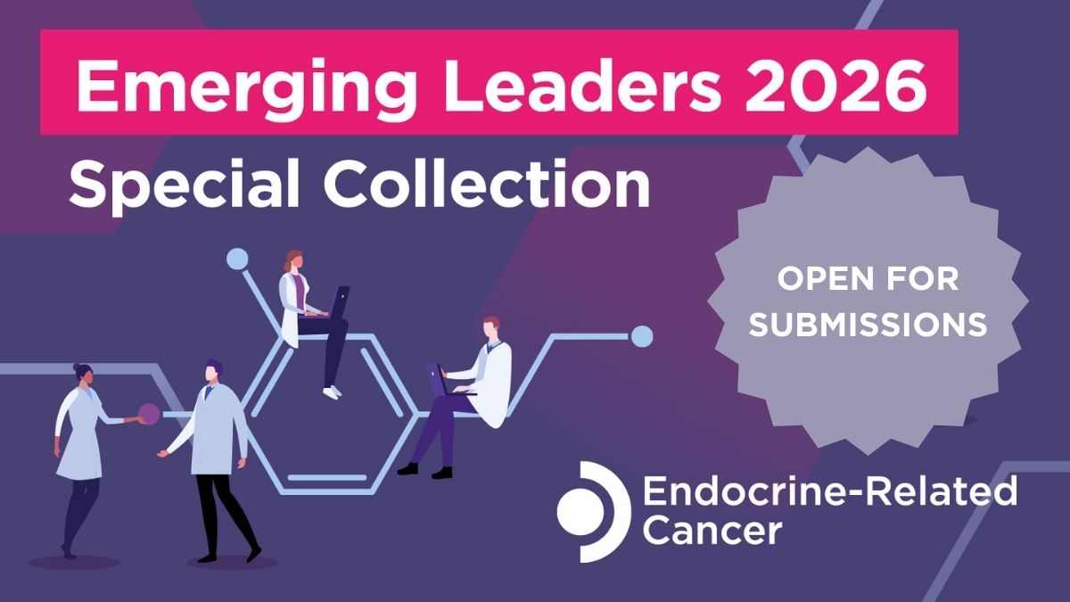 🌟Emerging Leaders 2026 🌟 
We’re celebrating early-career excellence in endocrine-related cancer research!
Nominate a researcher for our Emerging Leaders 2026 special collection.
Contact erc@bioscientifica.com with their CV &amp; proposed article type and topic for consideration.