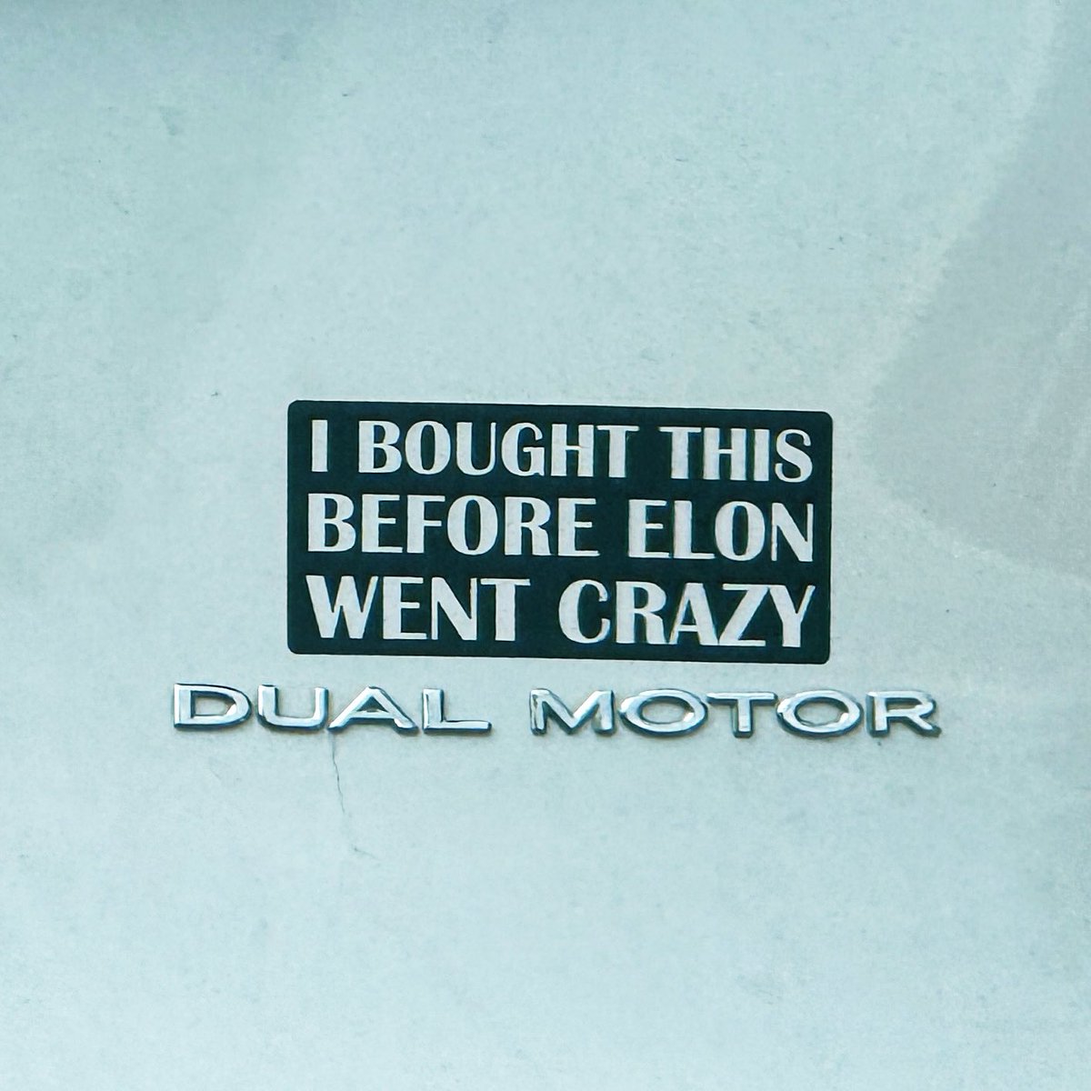 Tesla shame in Cardiff.
