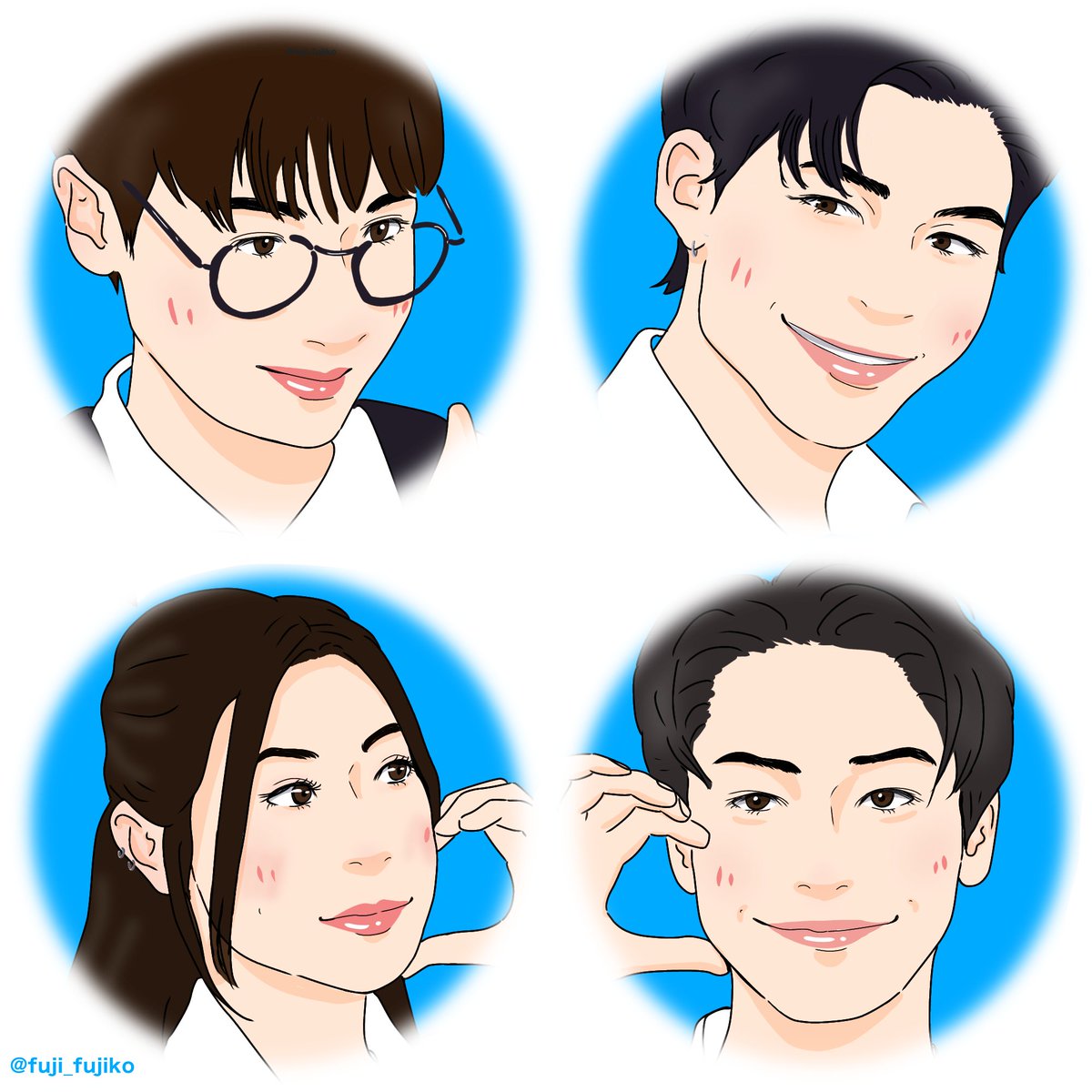 「カワイイが大渋滞 #LeapDaySeriesEP5 #GunAtthaphan」|ふじこのイラスト