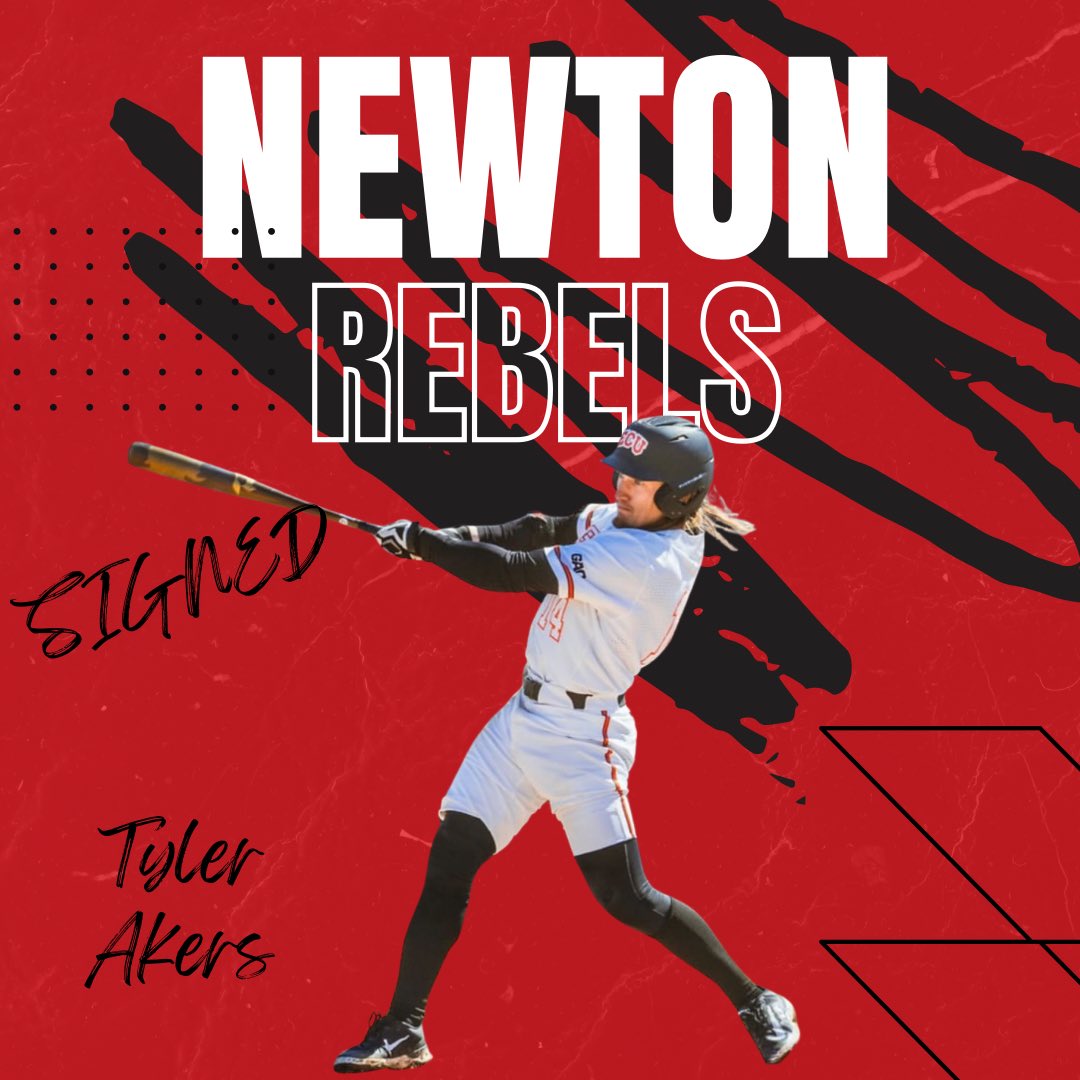 𝙎𝙞𝙜𝙣𝙚𝙙 🔴⚪️

Tyler Akers  
OF
Springtown, Tex. 
East Central University 

#LetsGoRebels
