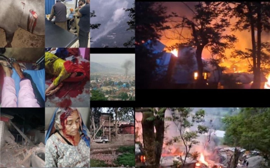 aryansingh2466's tweet photo. India hit Pakistan's terror camps with precision.
In cowardly retaliation, Pakistan attacked innocent civilians and targeted Sikh gurus in Poonch.
Nothing is more shameful than Pakistan's spineless army.
#Poonch #IndianArmy #IndiaStrikesBack #PakistanExpose https://t.co/0Ji7P7sfVf