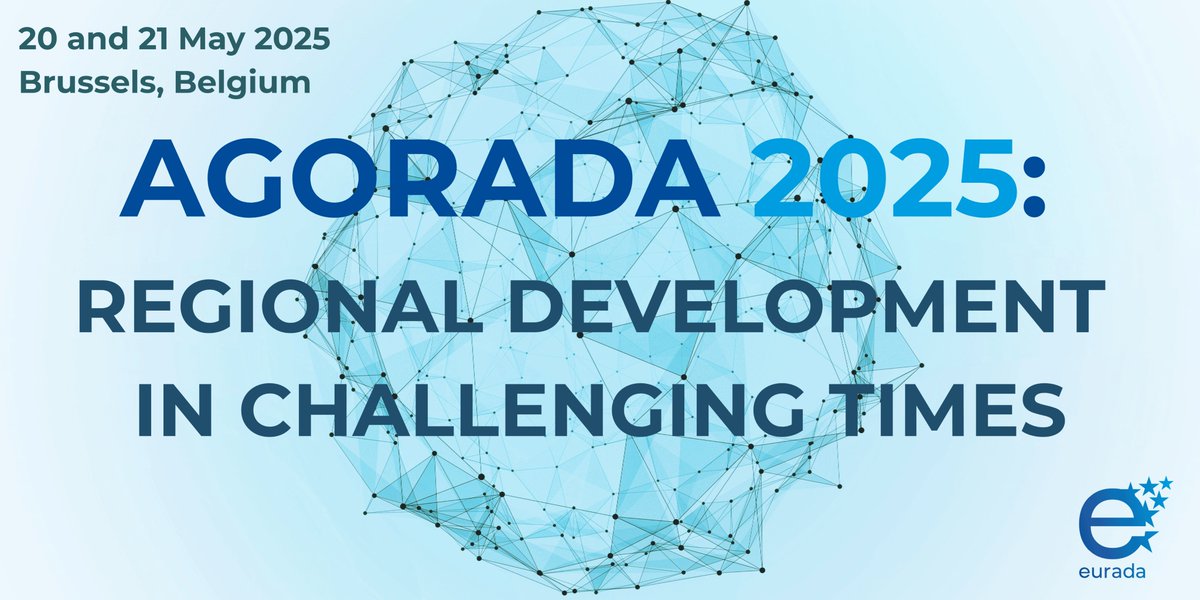 🚀 Don’t miss AGORADA 2025 – the top event for Regional Development practitioners!

🗓️ 20–21 May |
💬 Policy, innovation &amp; the role of RDAs
🤝 Network, learn, connect

🔗 Info &amp; agenda: lnkd.in/dDH2KuP4
#RegionalDevelopment #AGORADA2025
eurada.org/calendar/event…