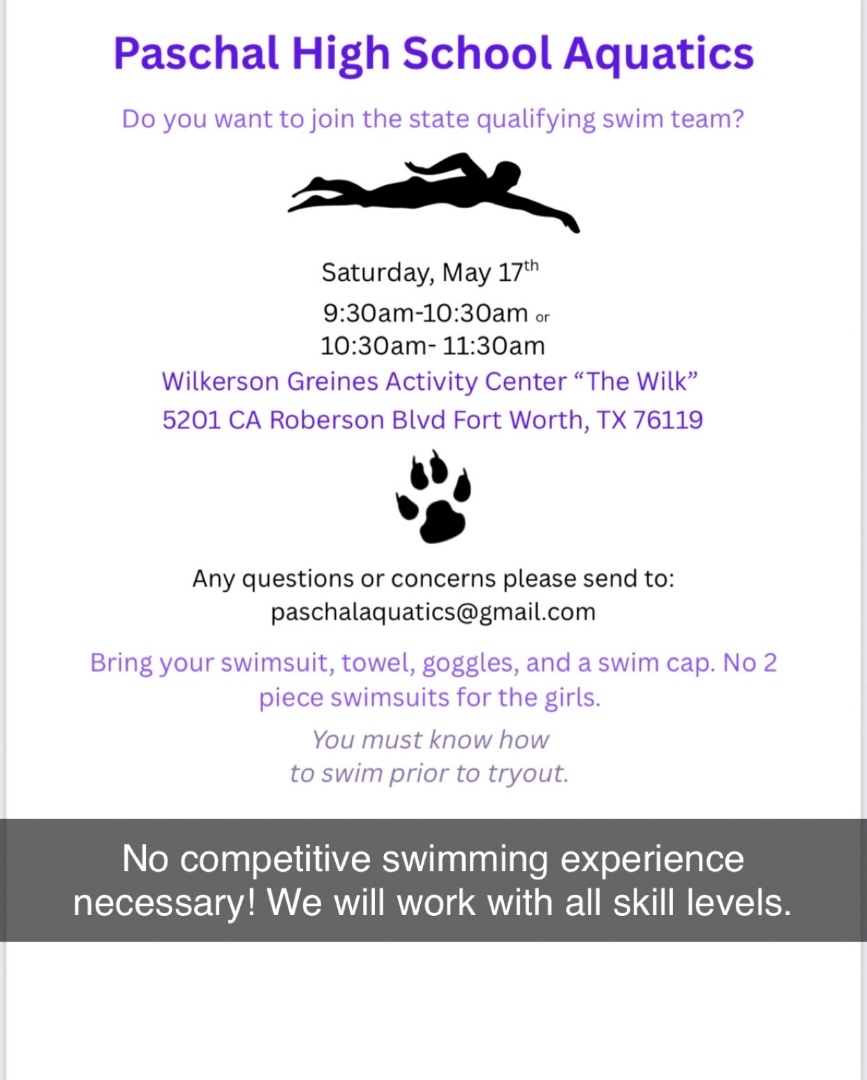 PHS Aquatics is looking for more teammates!