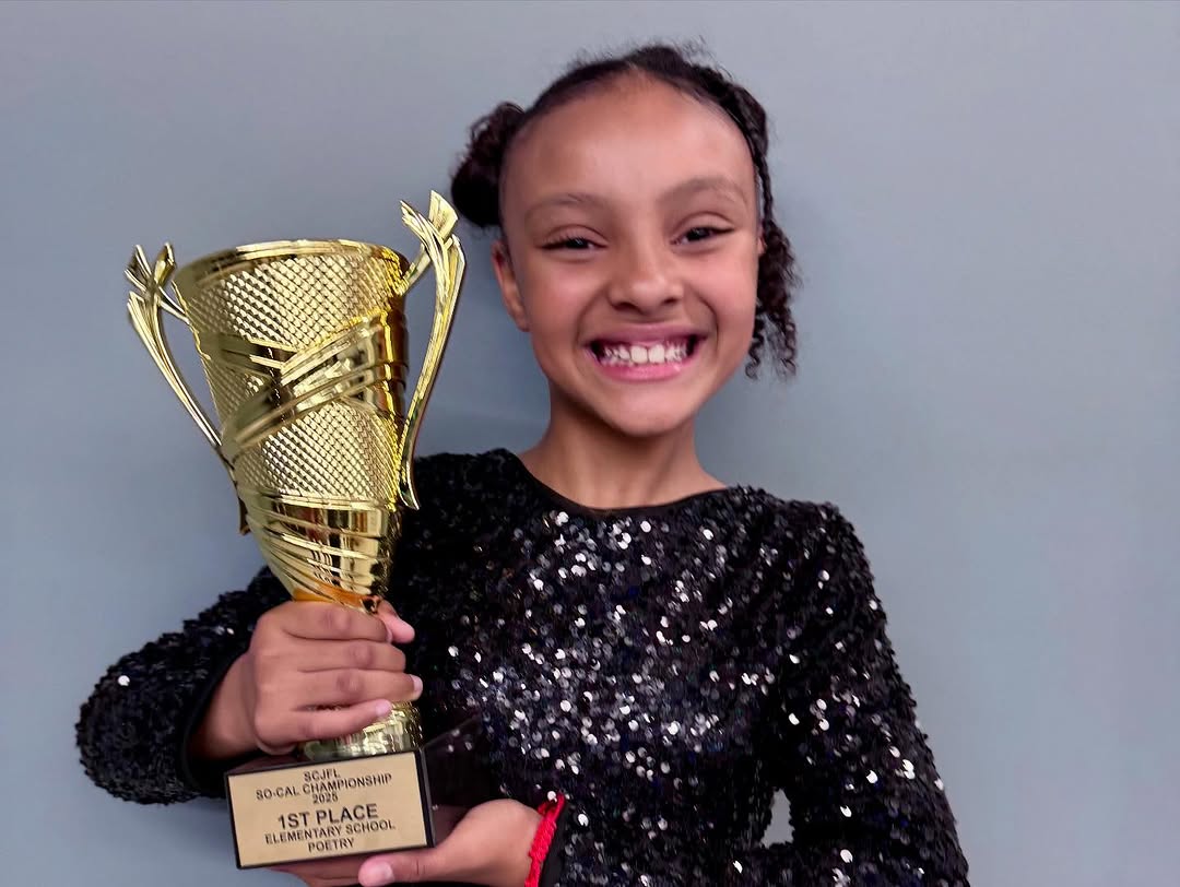 Roosevelt Elementary School's Speech and Debate team went to the Southern California Junior Forensics League tournament at East Los Angeles College and brought back a bunch of trophies.  Way to go!  You make us proud.