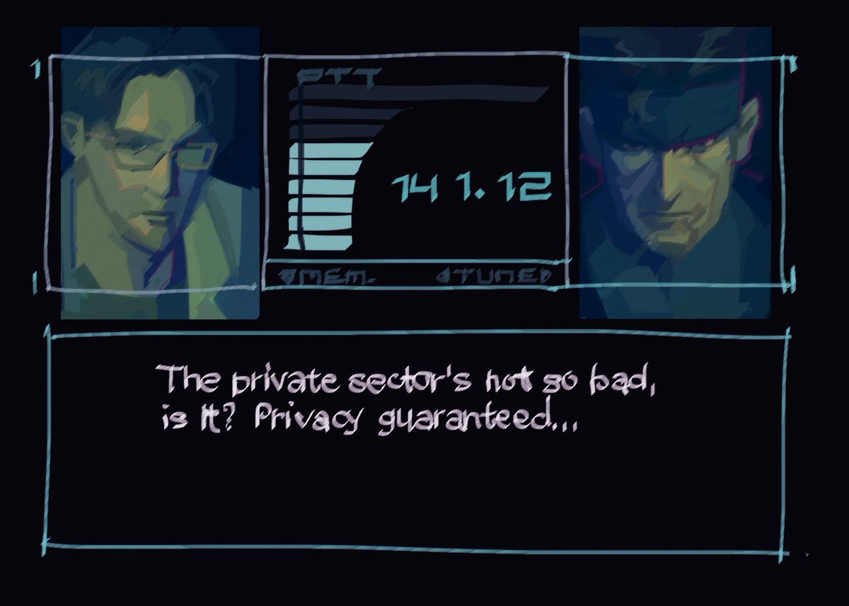 ShushkoVitaliy's tweet image. Did somebody ever painted codec from mgs? Well , I did 🤣
#mgs2
